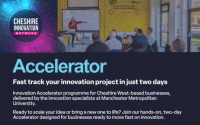 MMU in Cheshire West Innovation Accelerator Programme 23 and 24 Sept